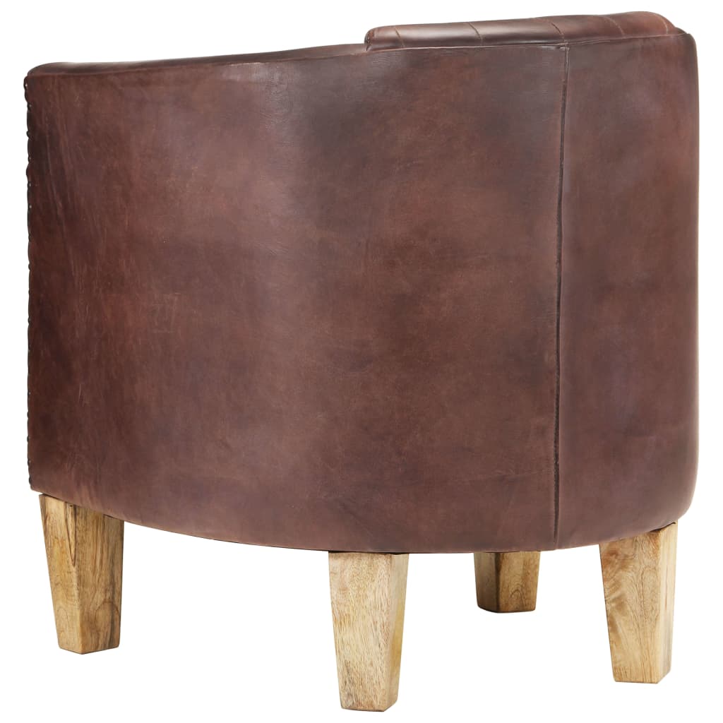Sessel Braun Echtleder