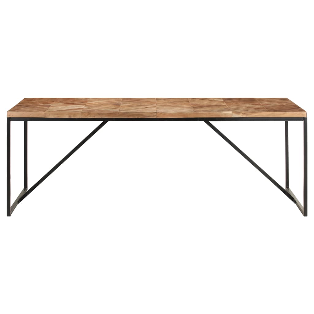 Esstisch 200x90x76 cm Massivholz Akazie und Mango