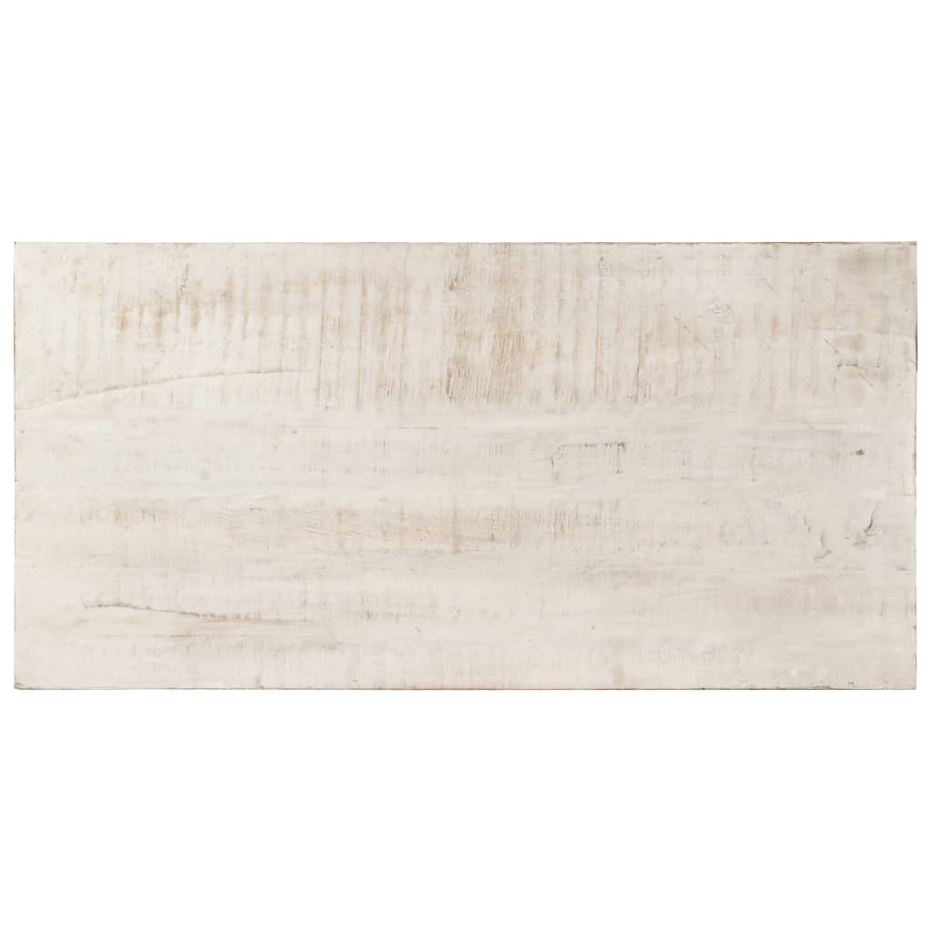 Esstisch Weiß 120x60x76 cm Massivholz Mango