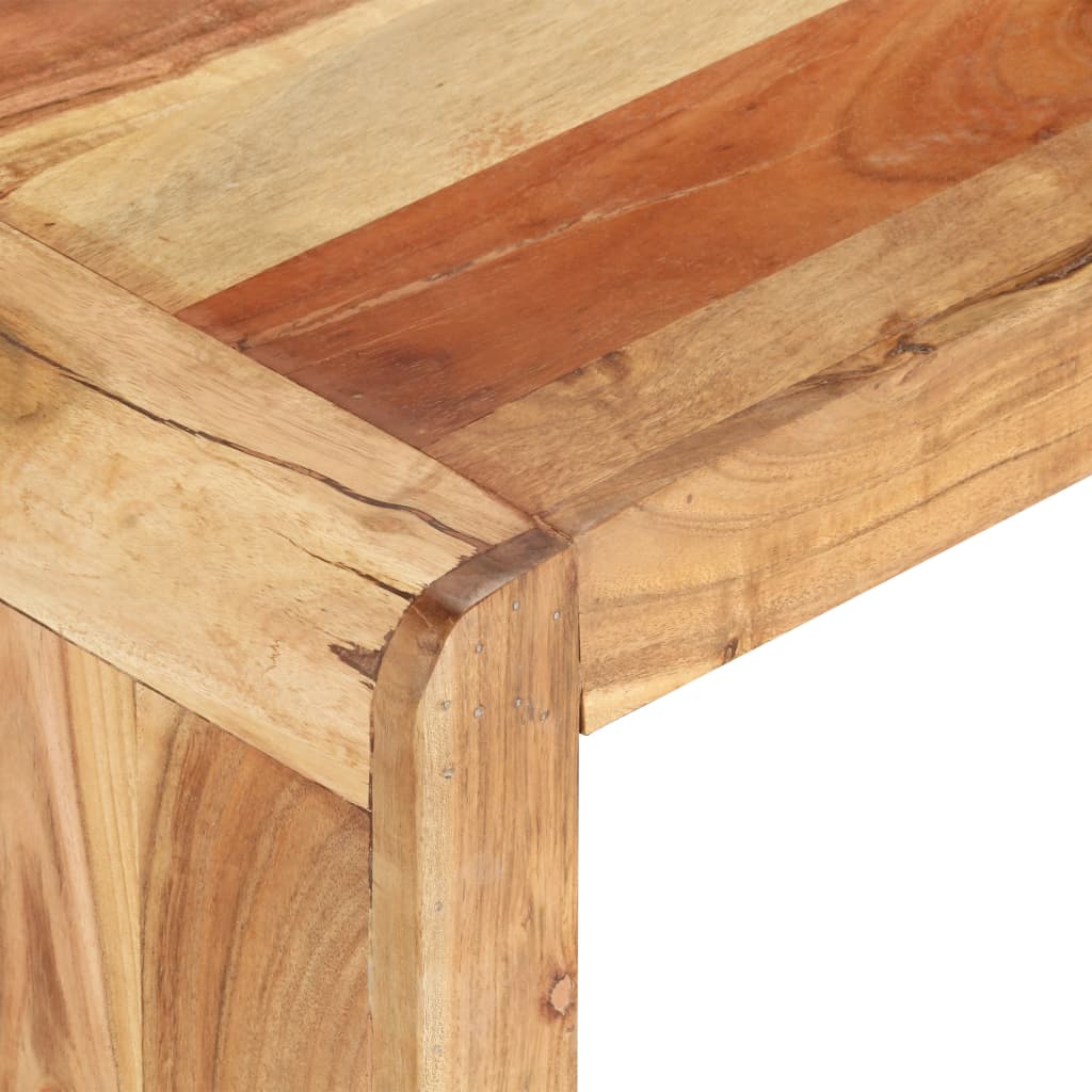 Couchtisch 110x63x35 cm Massivholz Akazie