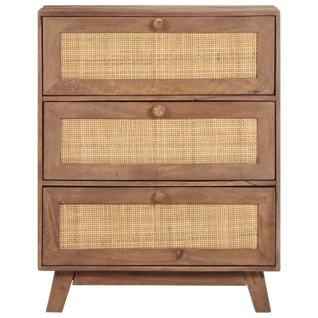 Sideboard 61x35x76 cm Massivholz Mango