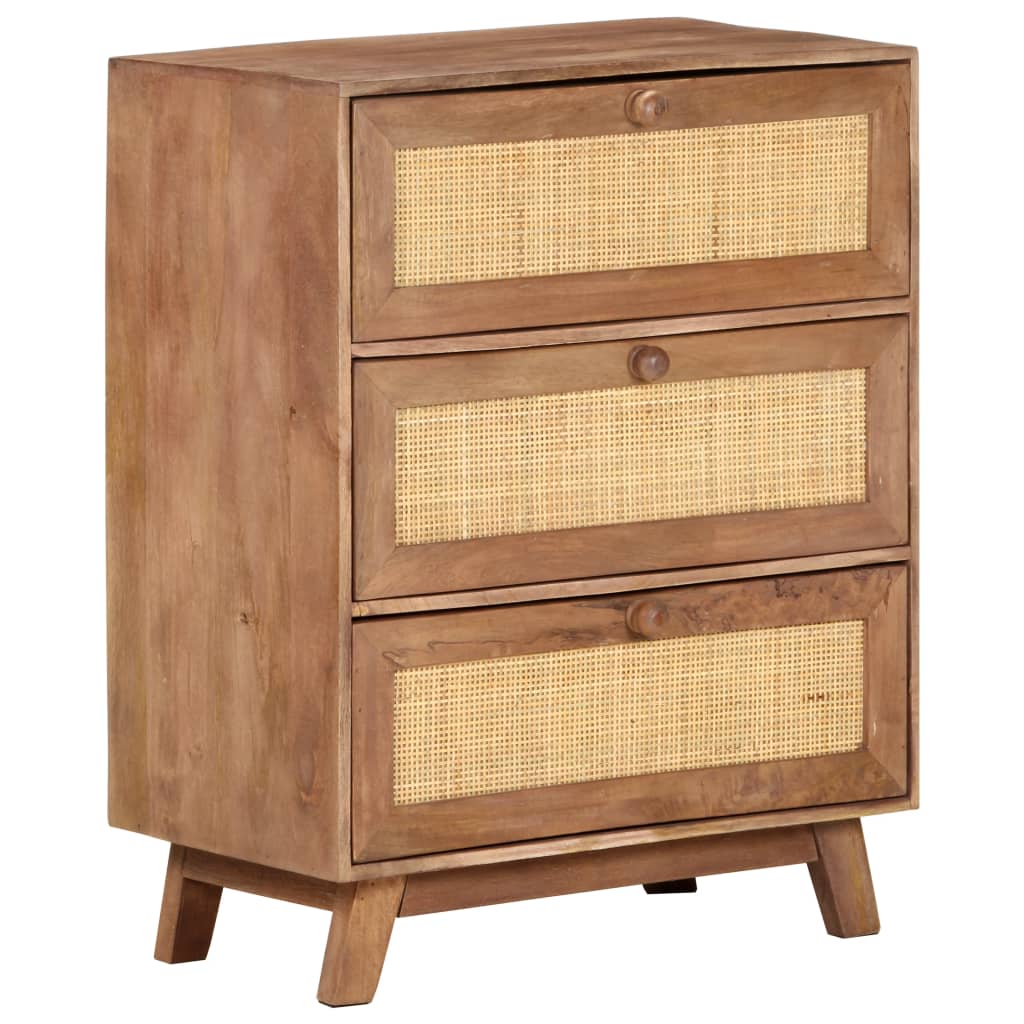 Sideboard 61x35x76 cm Massivholz Mango