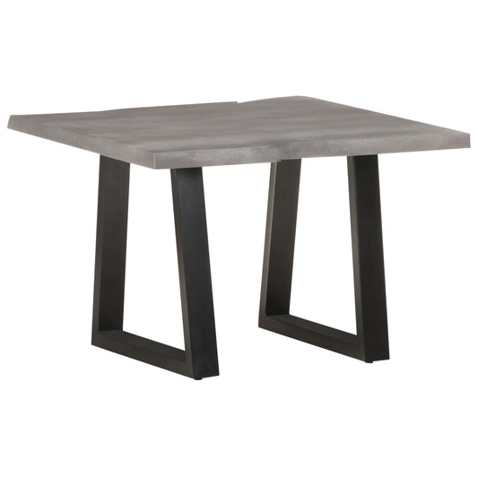 Table basse avec bords en bois d'acacia massif 60x60x40 cm