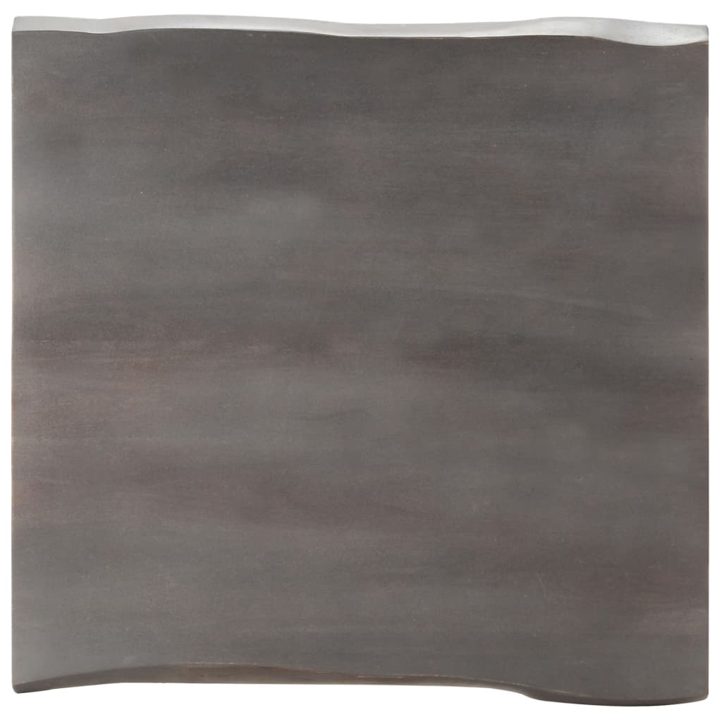 Table basse avec bords en bois d'acacia massif 60x60x40 cm