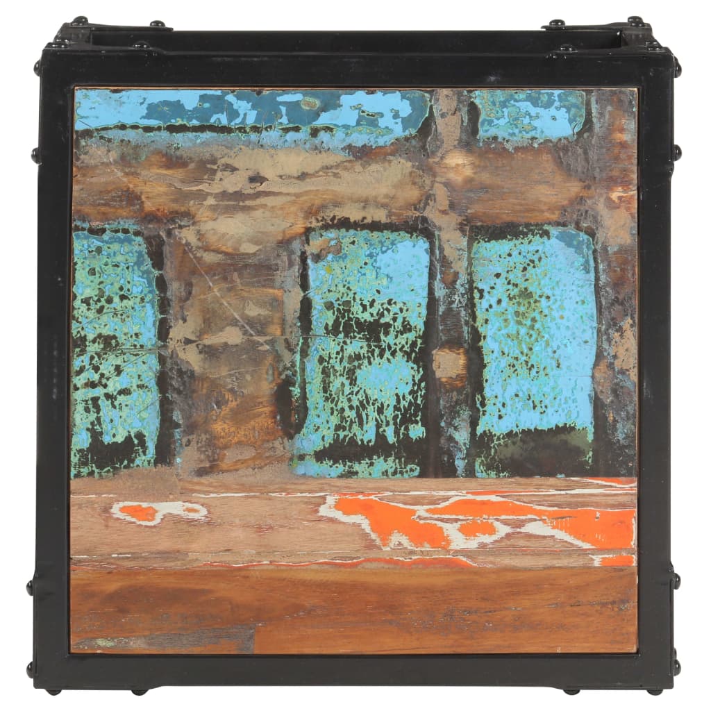 Couchtisch 40x40x36 cm Recyceltes Massivholz