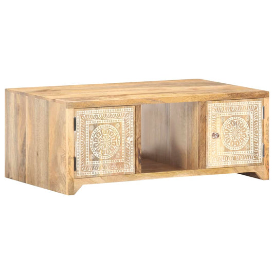 Couchtisch 90x50x35 cm Mango Massivholz