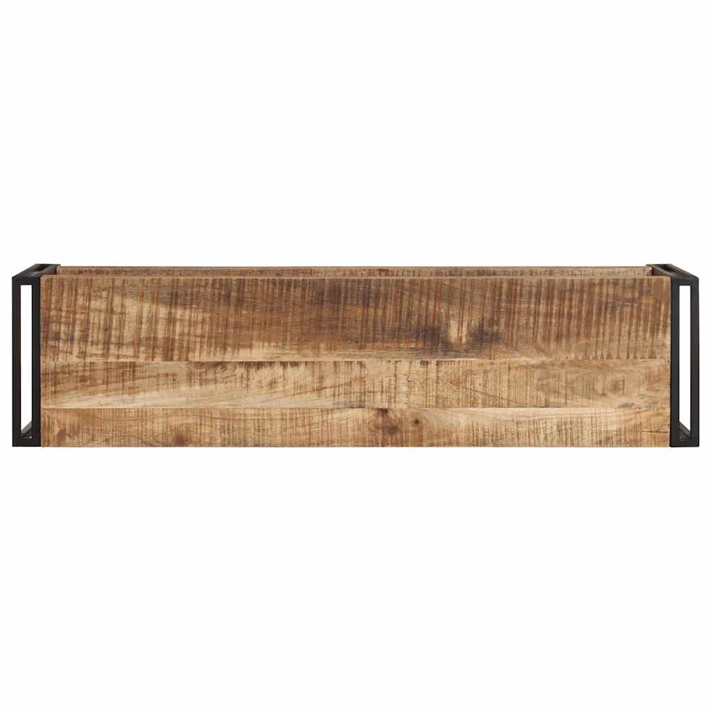 TV-Schrank 120x30x40 cm Raues Mangoholz