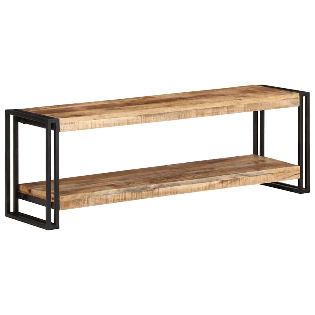 TV-Schrank 120x30x40 cm Raues Mangoholz