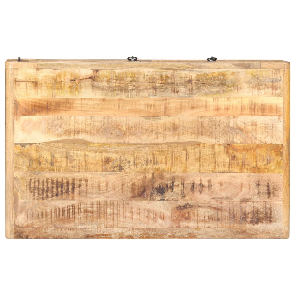 Table basse 90x60x29 cm Bois de manguier brut
