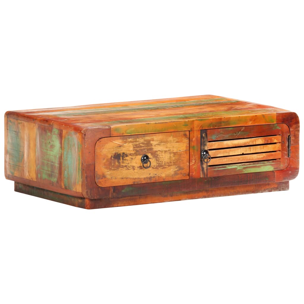 Couchtisch 90x60x29 cm Altholz Massiv