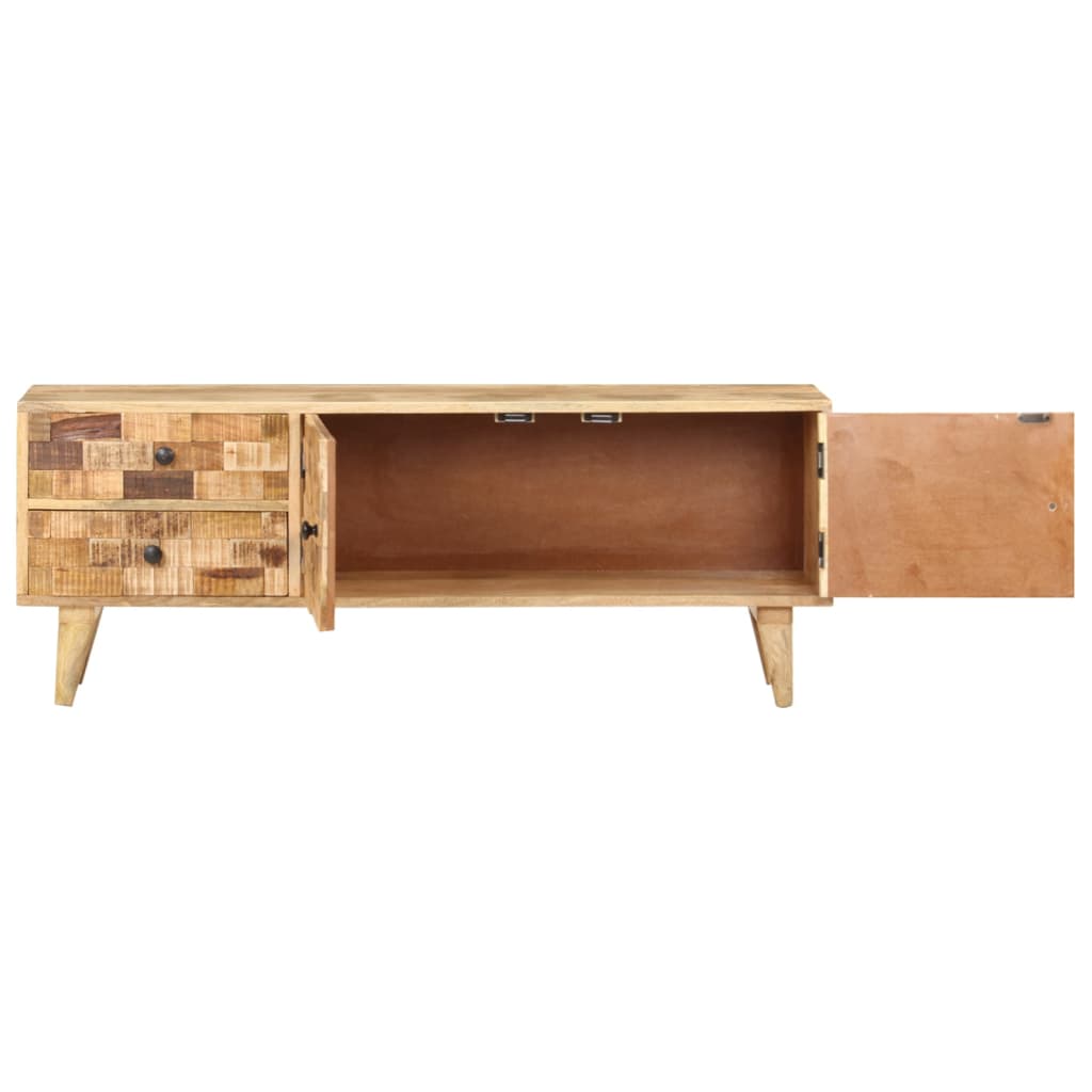 TV-Schrank 120x30x45 cm Mangoholz Massiv