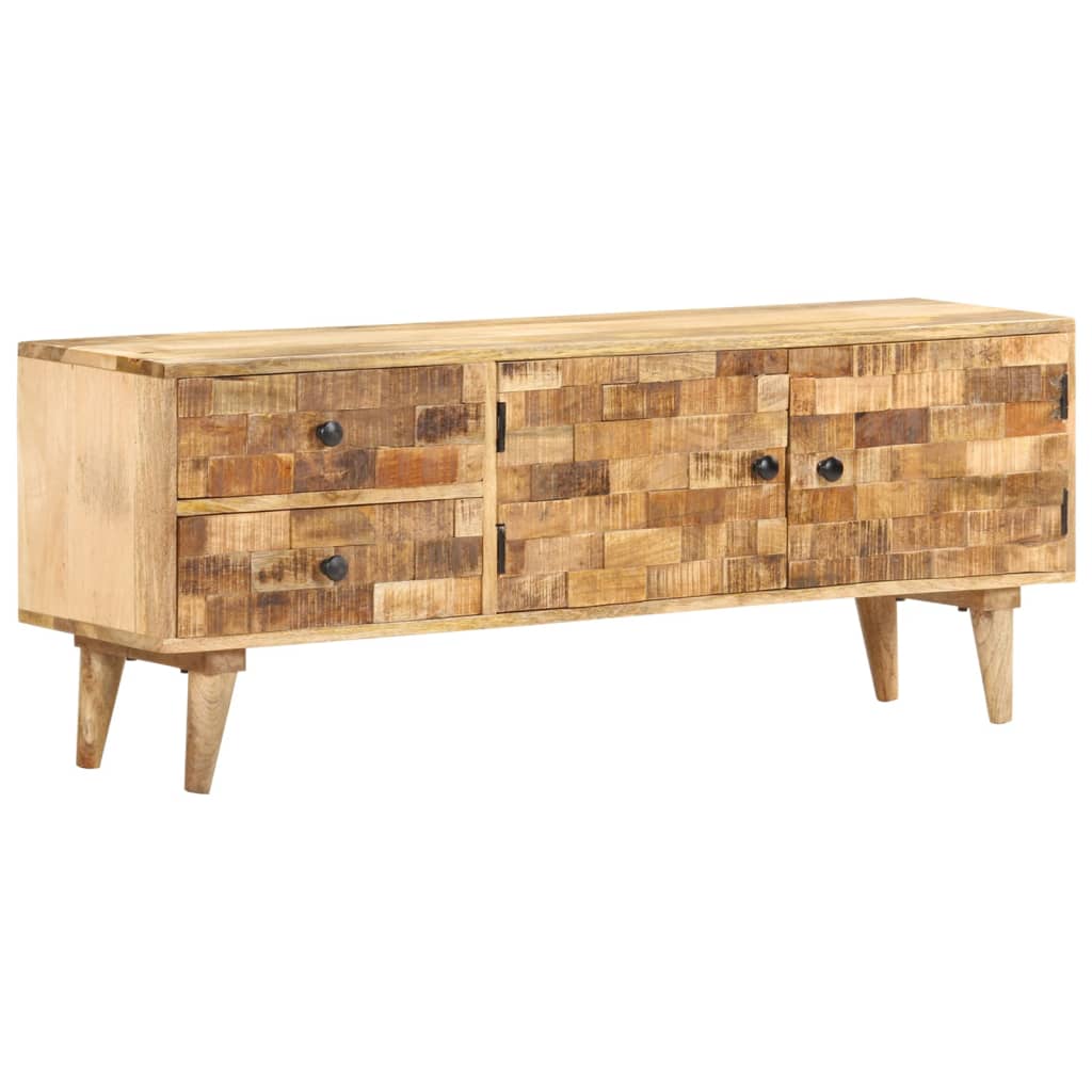 TV-Schrank 120x30x45 cm Mangoholz Massiv