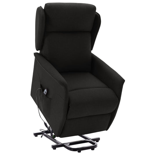 Aufstehsessel Schwarz Stoff