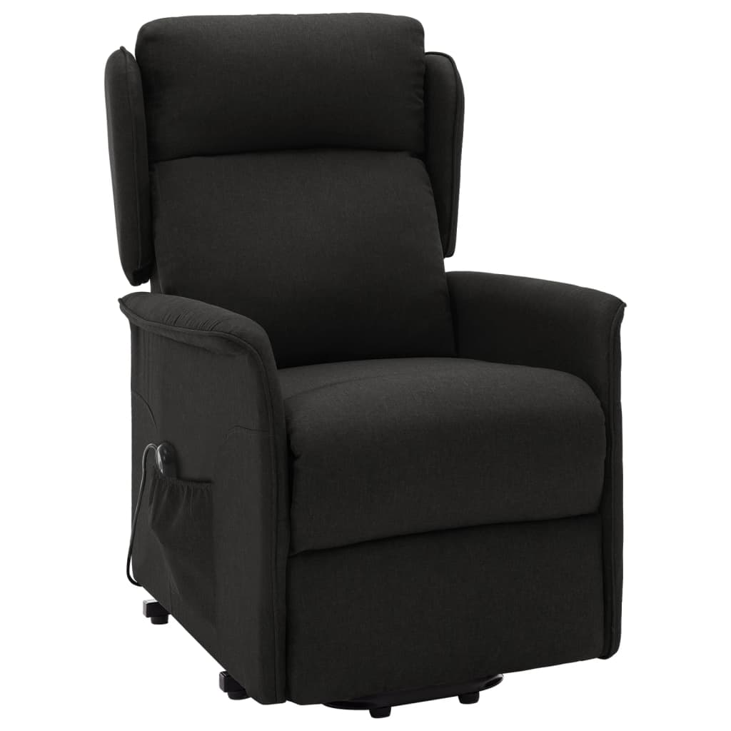 Aufstehsessel Schwarz Stoff