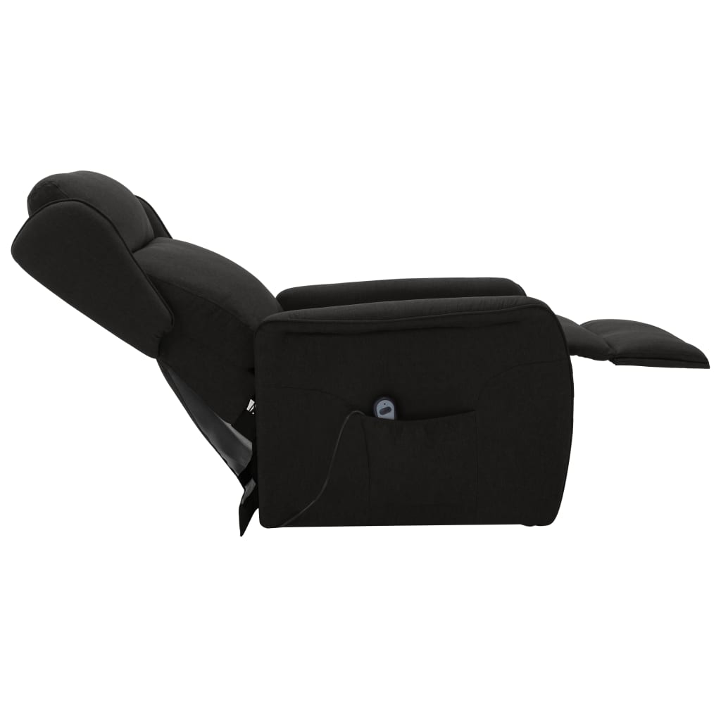 Aufstehsessel Schwarz Stoff