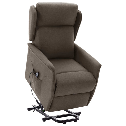 Aufstehsessel Braun Stoff