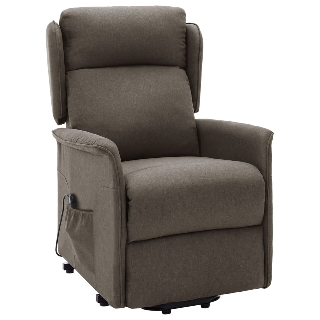 Aufstehsessel Braun Stoff