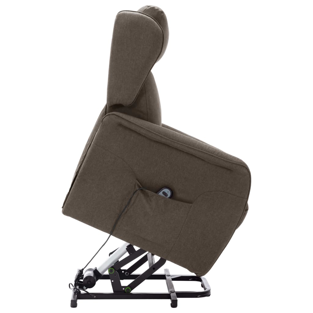 Aufstehsessel Braun Stoff