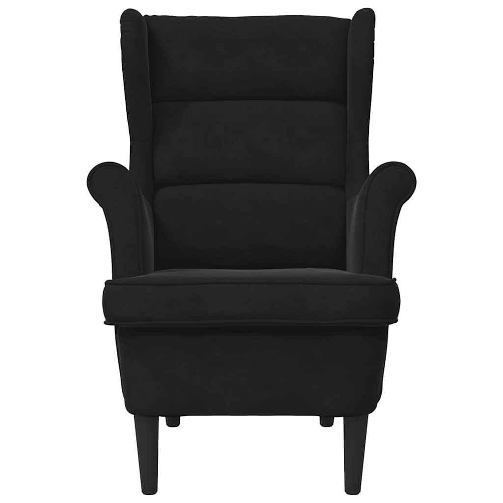 Sessel Schwarz Samt