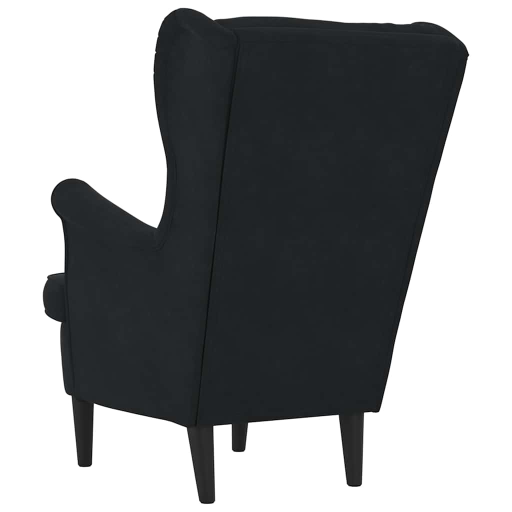Sessel Schwarz Samt