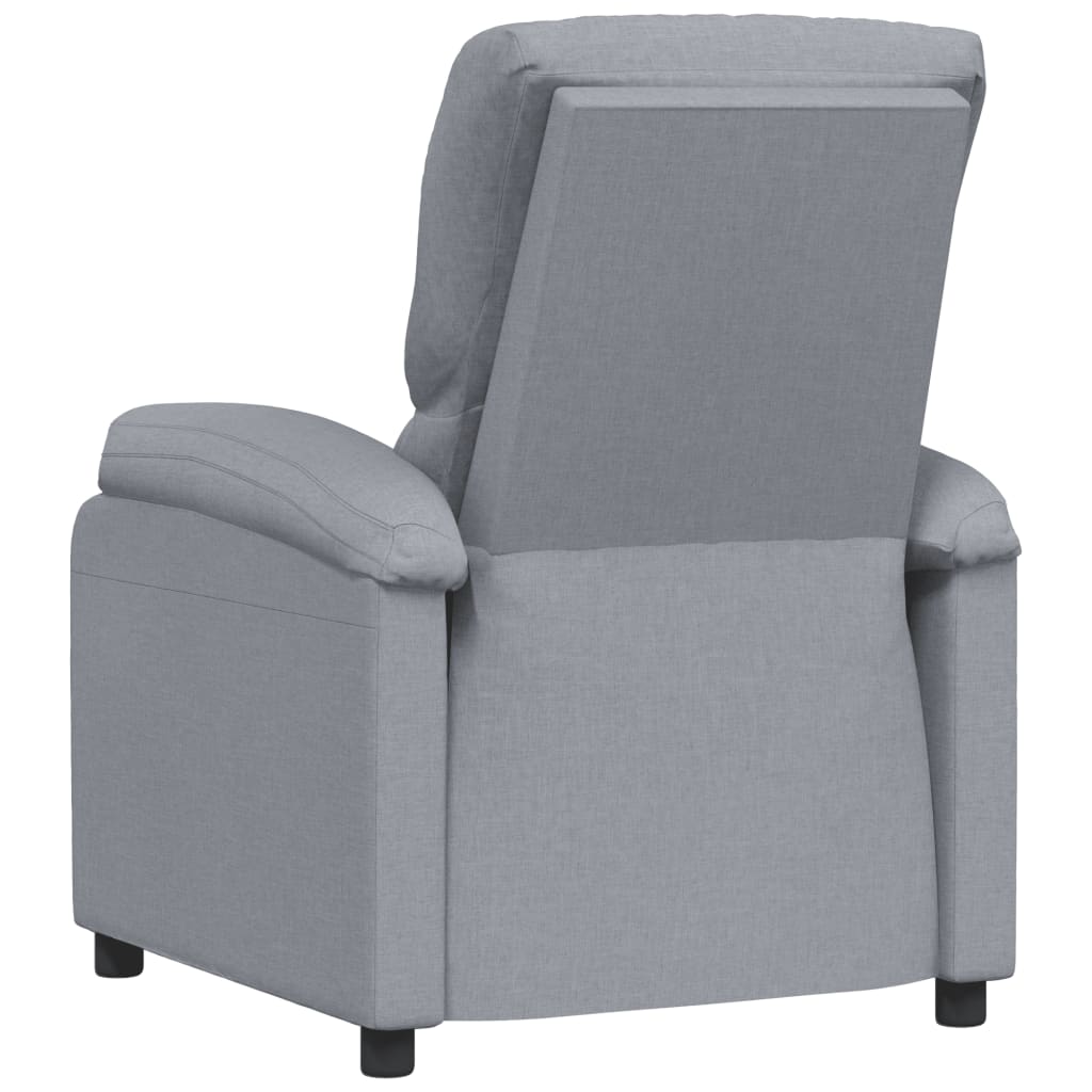 Relaxsessel Hellgrau Stoff