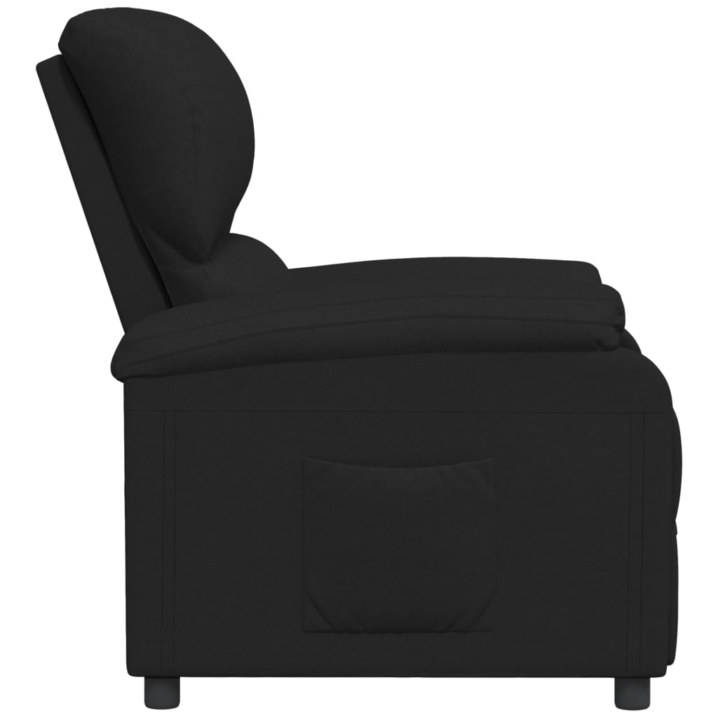Relaxsessel Schwarz Stoff