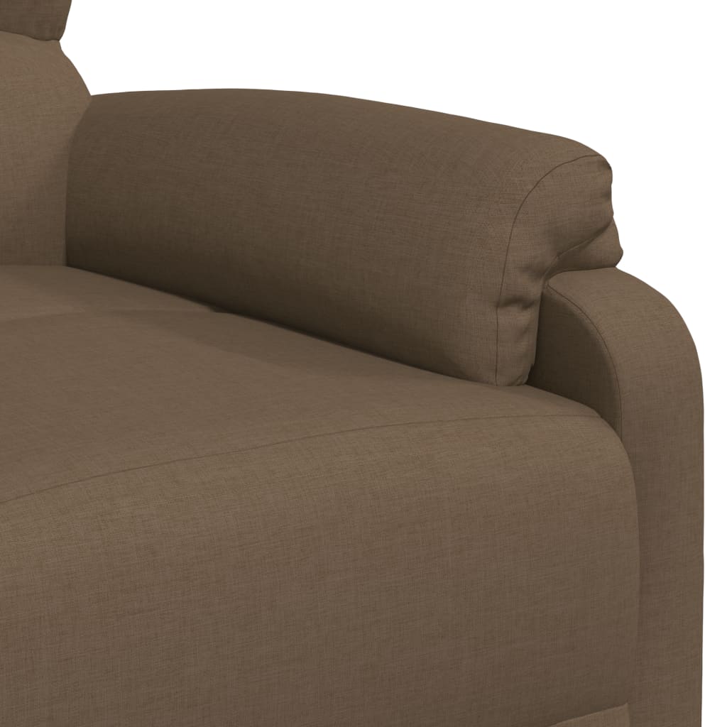 Relaxsessel Braun Stoff
