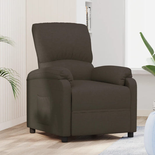 Relaxsessel Dunkelbraun Stoff
