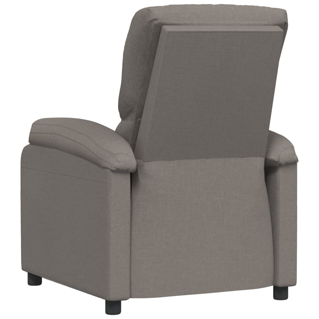 Relaxsessel Taupe Stoff