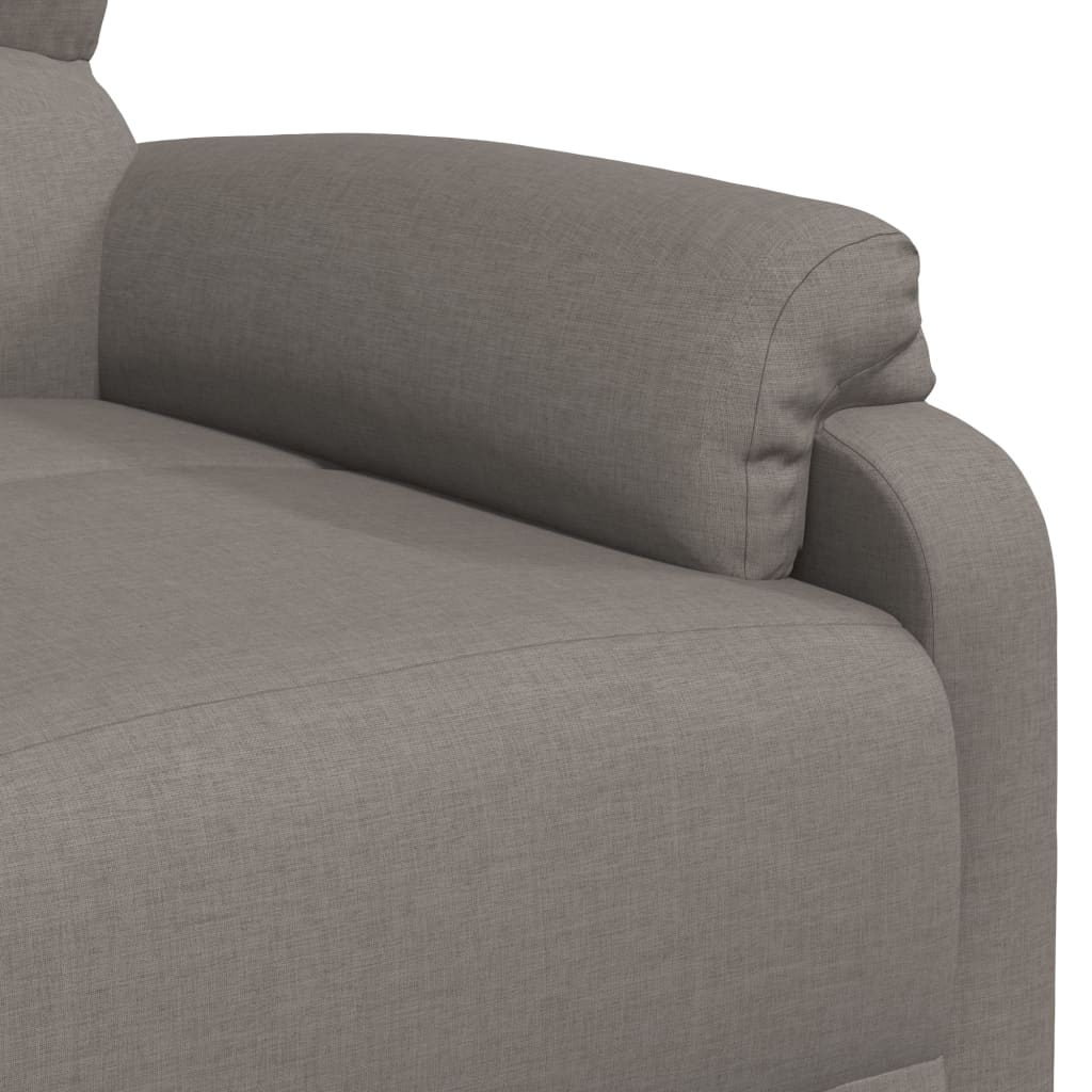 Relaxsessel Taupe Stoff