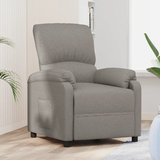 Relaxsessel Taupe Stoff