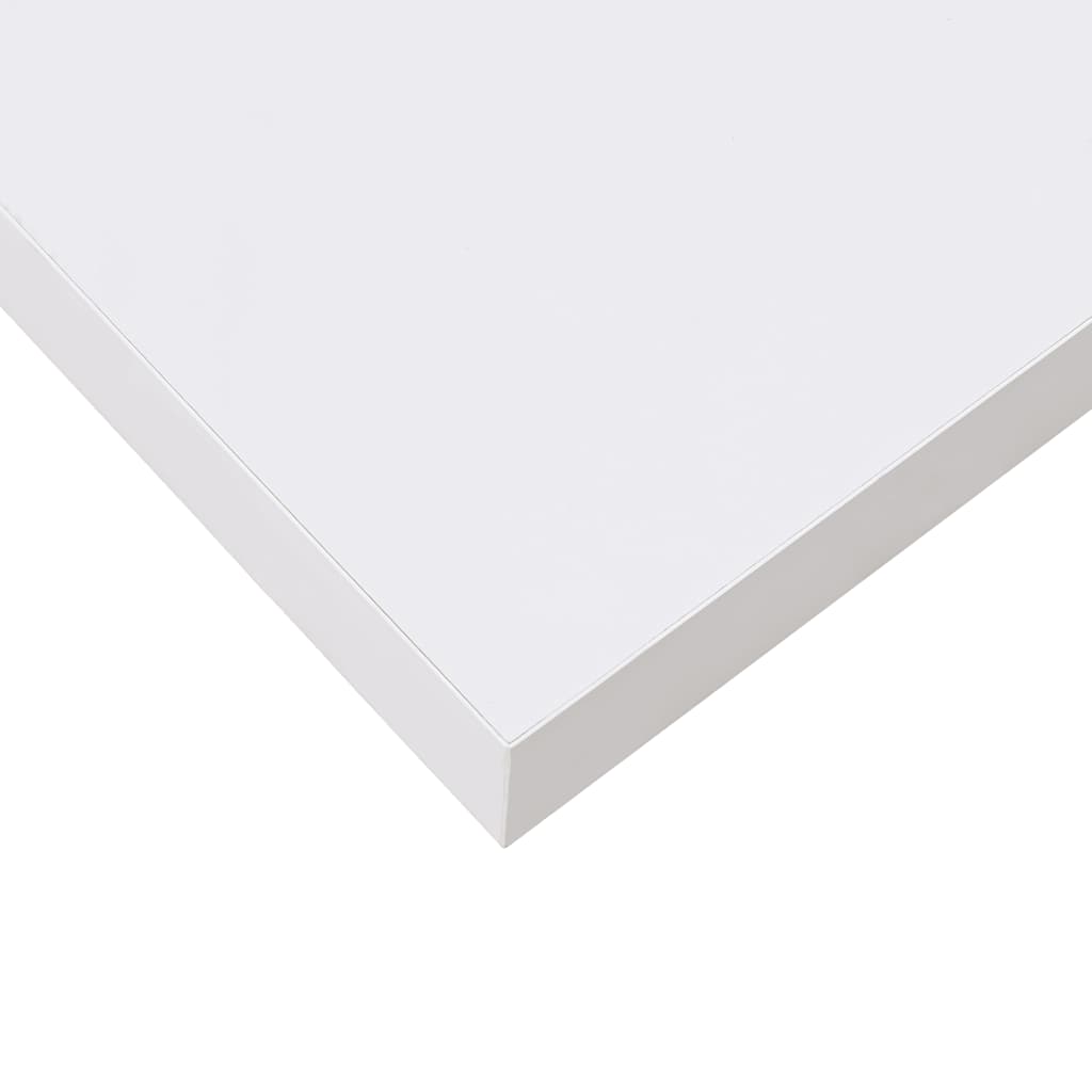 Schweberegal Hochglanz-Weiß 23x23,5x3,8 cm MDF