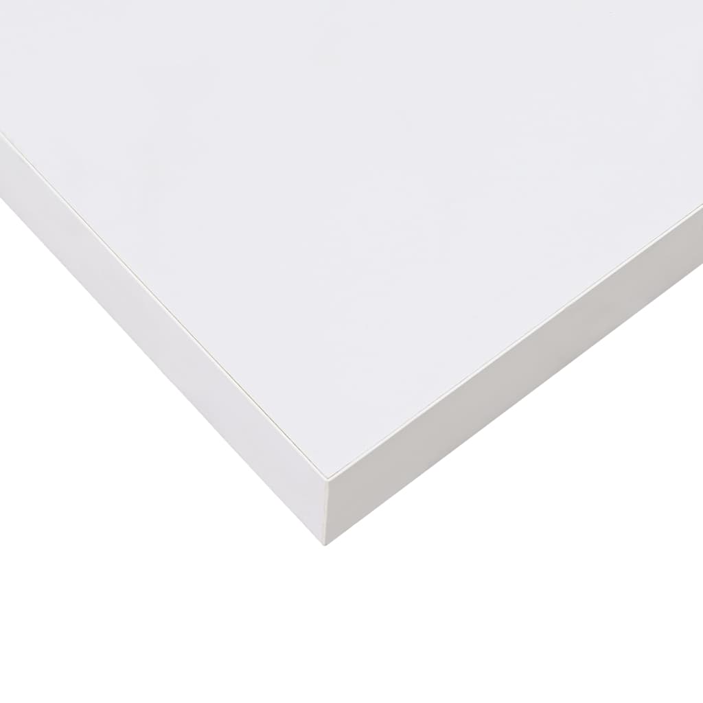 Schweberegal Hochglanz-Weiß 23x23,5x3,8 cm MDF