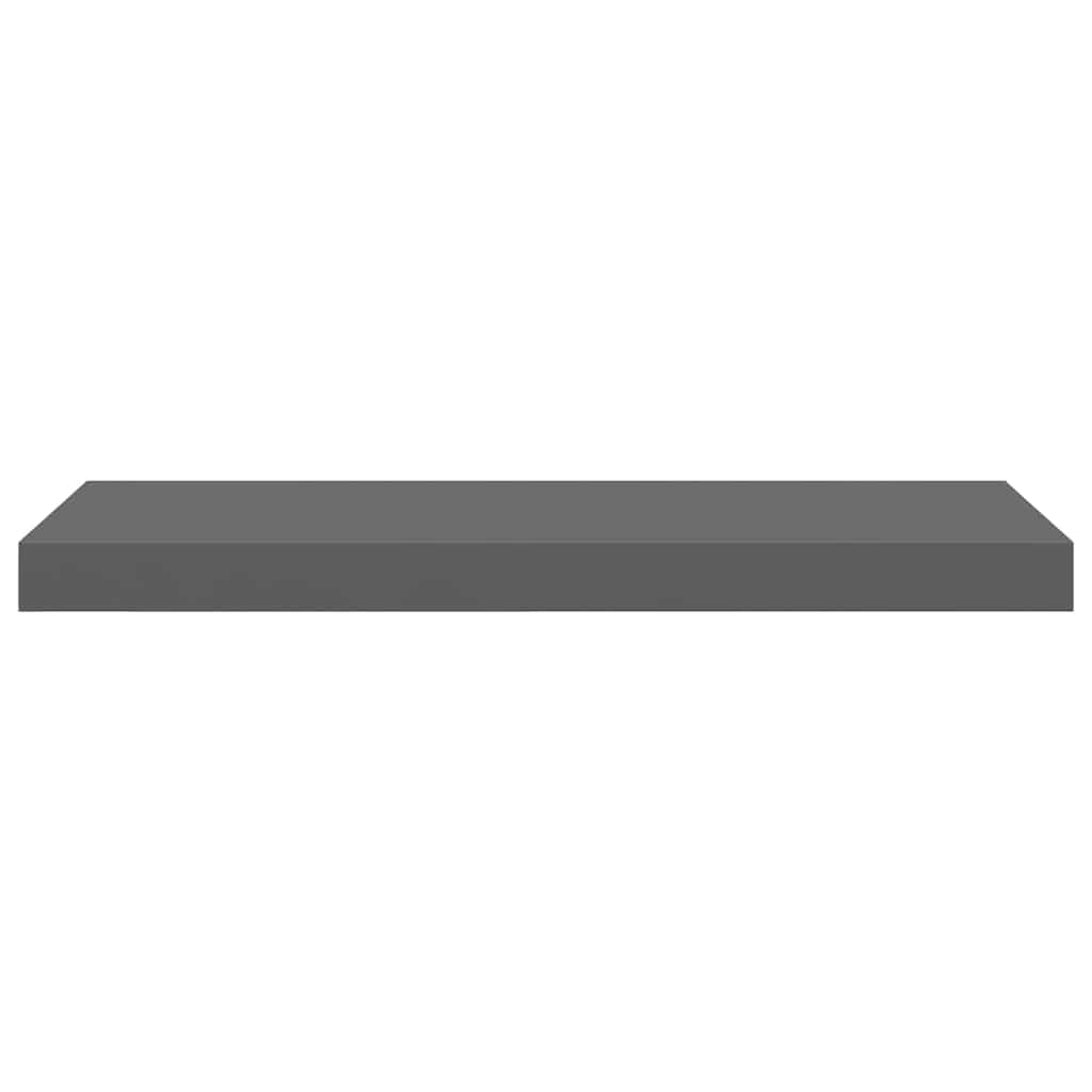 Schweberegal Hochglanz-Grau 60x23,5x3,8 cm MDF