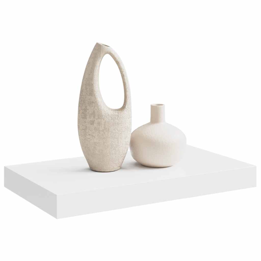 Schweberegal Weiß 40x23x3,8 cm MDF