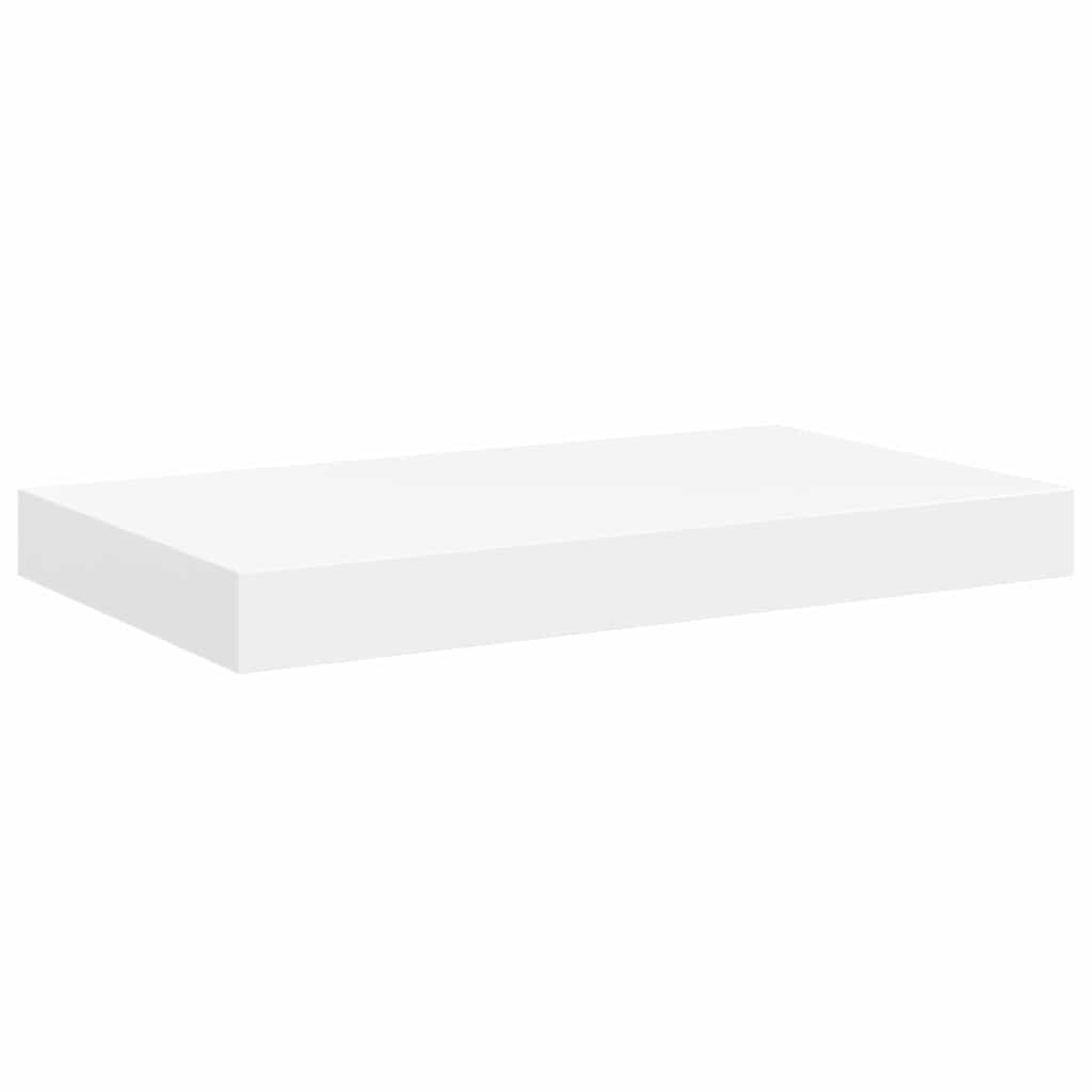 Schweberegale 4 Stk. Weiß 40x23,5x3,8 cm MDF