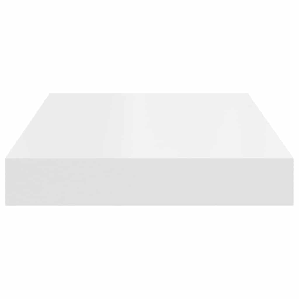 Schweberegale 4 Stk. Weiß 40x23,5x3,8 cm MDF