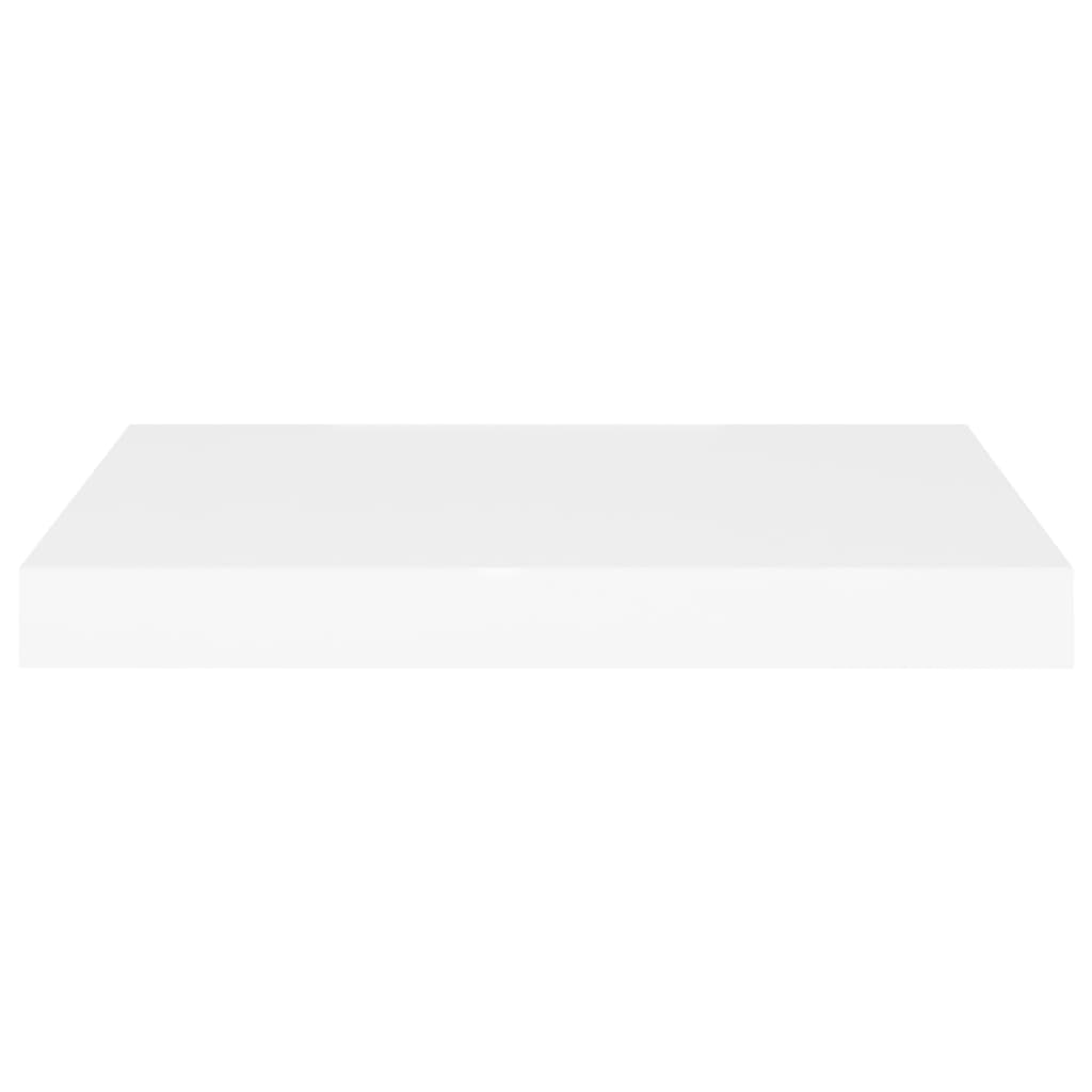 Étagères flottantes, lot de 2, blanches, 50 x 23 x 3,8 cm, MDF
