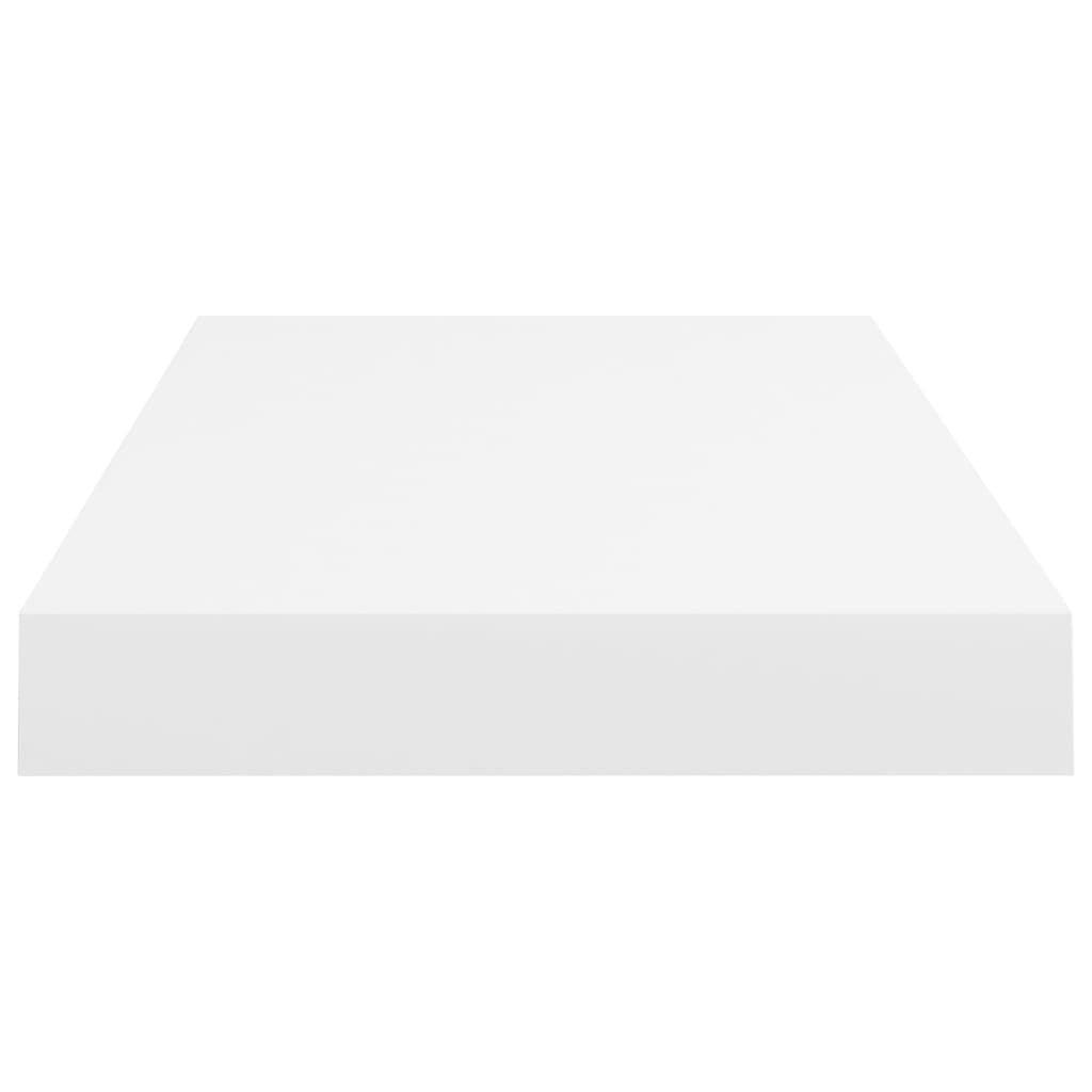 Étagères flottantes, lot de 2, blanches, 50 x 23 x 3,8 cm, MDF