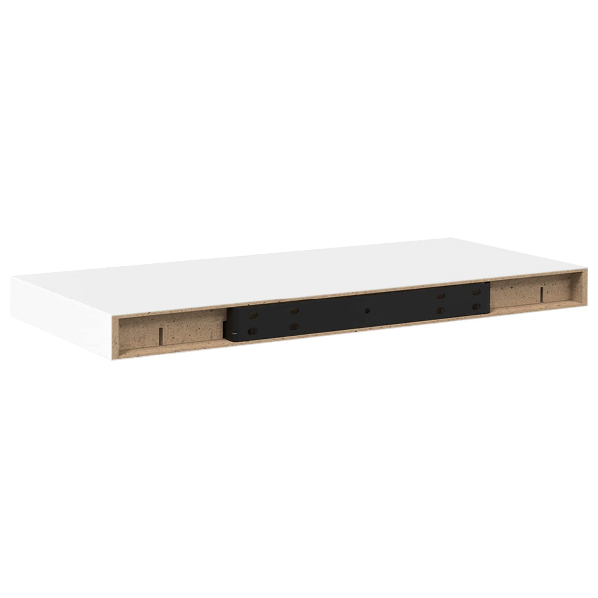 Schwebende Wandregale 4 Stk. Weiß 50x23,5x3,8cm MDF