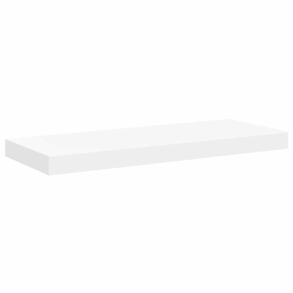 Schweberegal Weiß 60x23,5x3,8 cm MDF