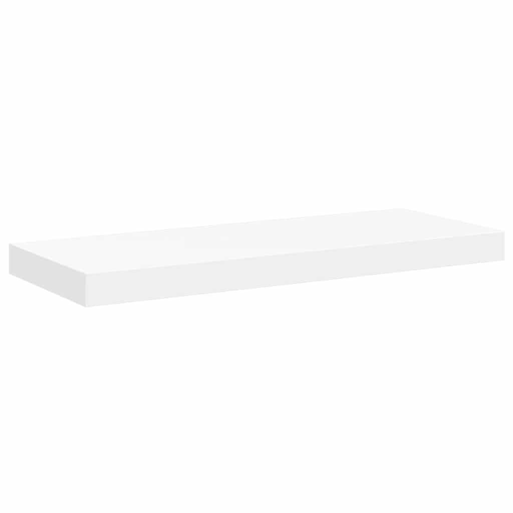 Schweberegal Weiß 60x23,5x3,8 cm MDF