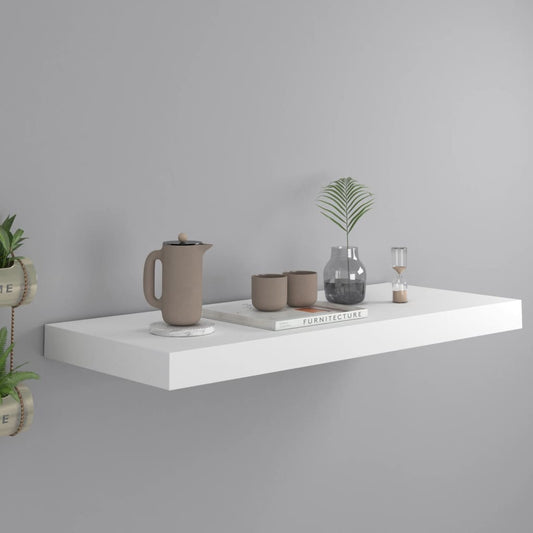 Étagère flottante blanche 60x23,5x3,8 cm MDF