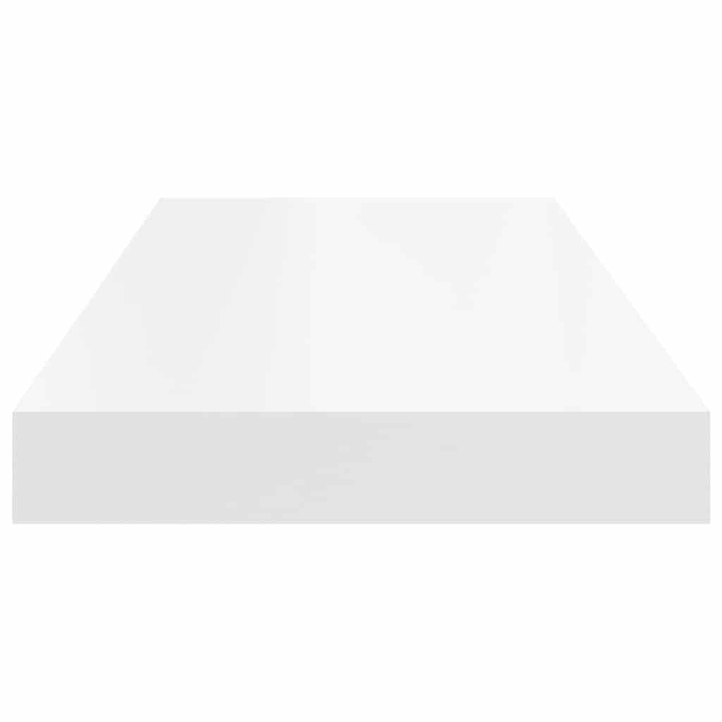 Schweberegale 4 Stk. Weiß 60x23,5x3,8 cm MDF