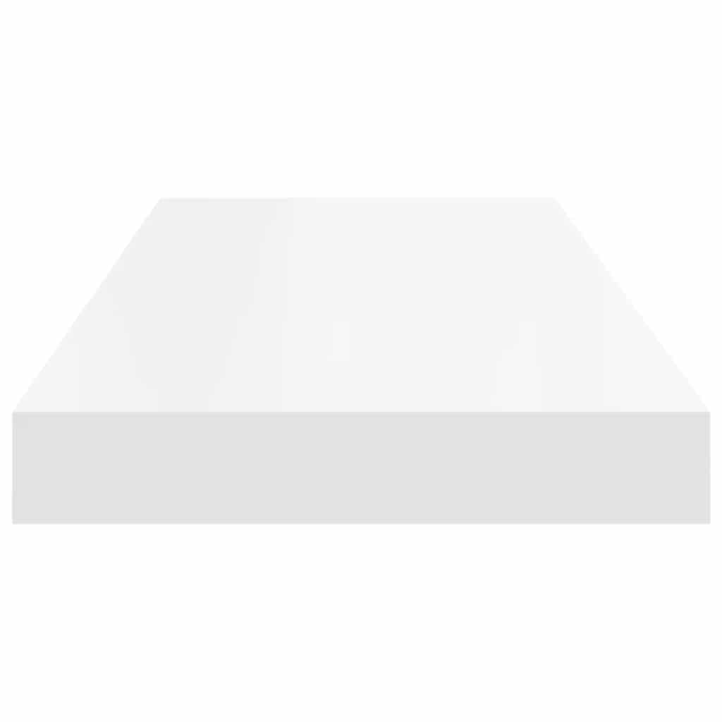 Schweberegale 4 Stk. Weiß 60x23,5x3,8 cm MDF