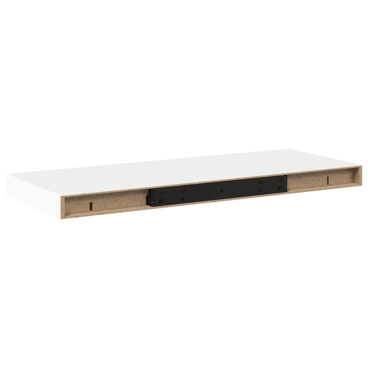 Schweberegale 4 Stk. Weiß 60x23,5x3,8 cm MDF