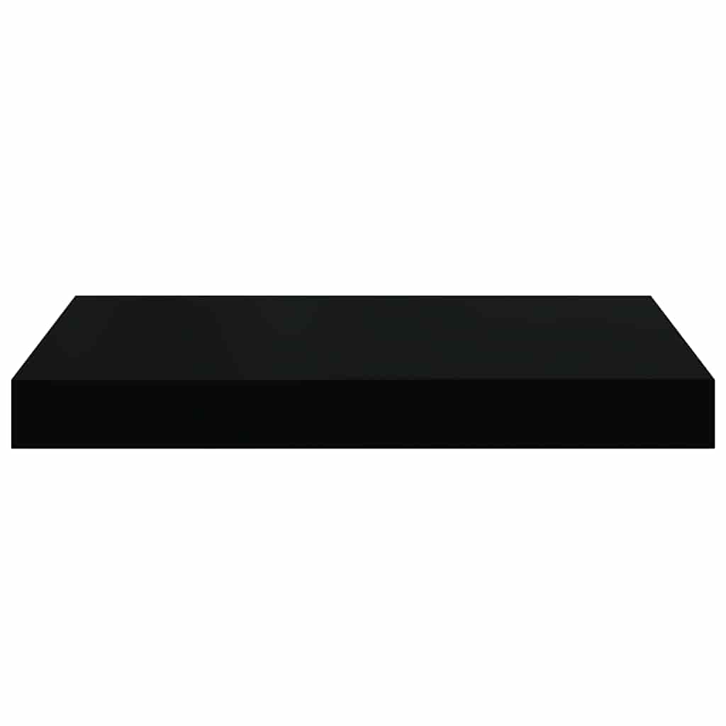Schwebendes Wandregal Schwarz 40x23,5x3,8 cm MDF