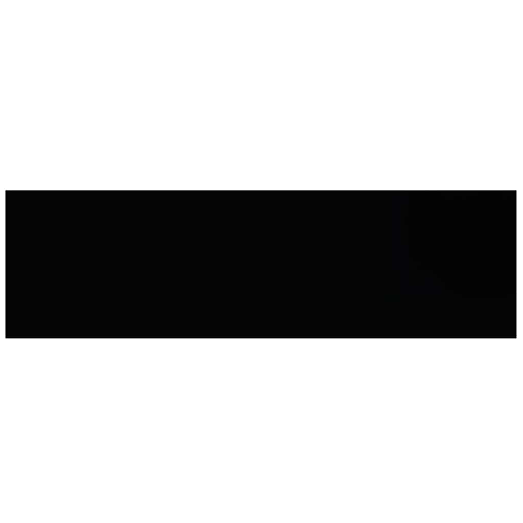 Schweberegale 2 Stk. Schwarz 80x23,5x3,8 cm MDF