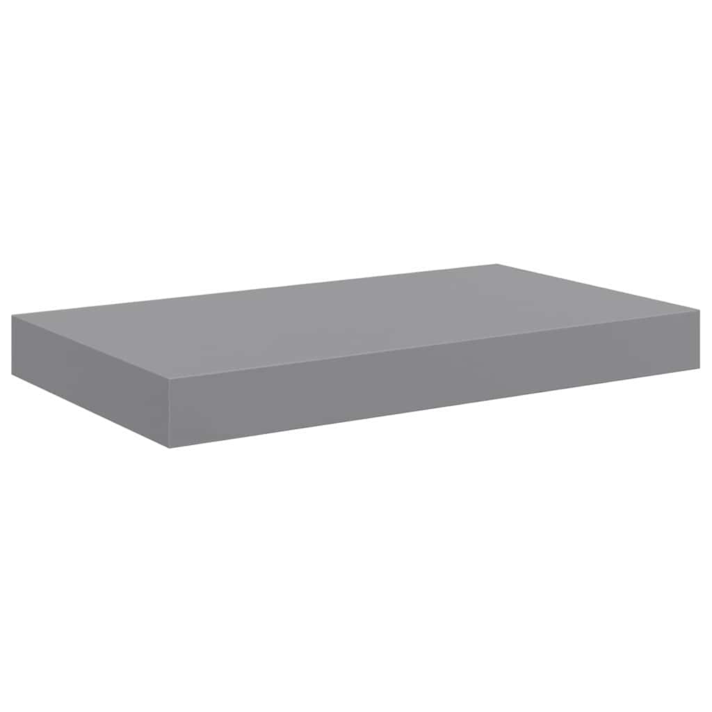 Schweberegal Grau 40x23,5x3,8 cm MDF