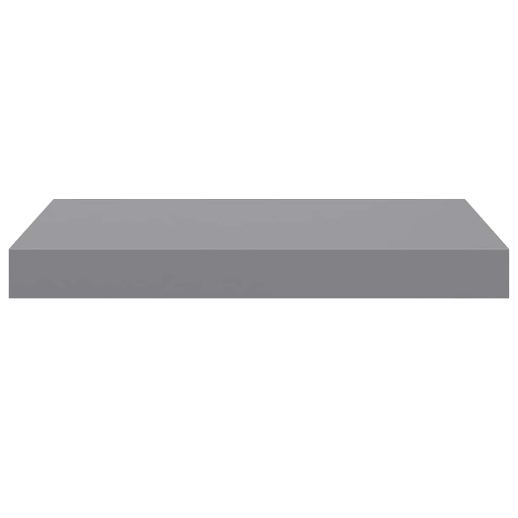 Schweberegal Grau 40x23,5x3,8 cm MDF